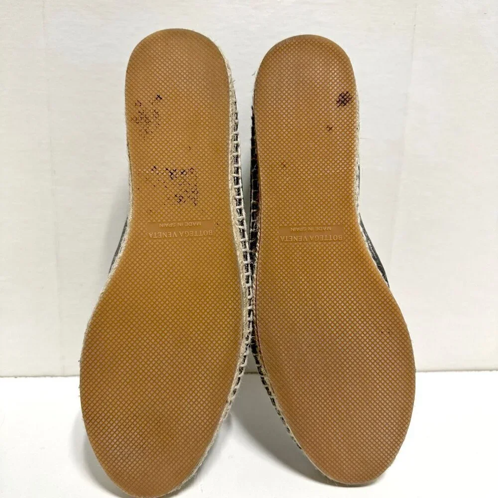 Bottega Veneta Gala Metallic Leather Espadrilles